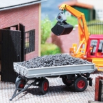 Busch 1124 - H0 - Kohlebunker mit Anhänger